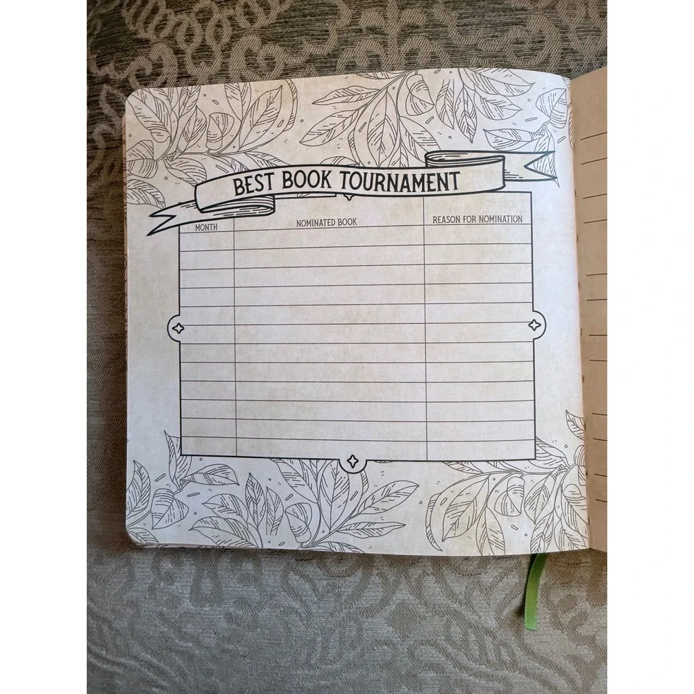 Illumicrate Mythical Creature Reading Journal Green Gold Dragon Fantasy Tracker